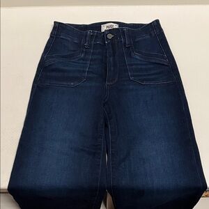 PAIGE High Rise Jeans in Deep Indigo